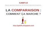 Gabfle - La Comparaison