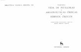 Porfirio: Vida de Pitagoras- Argonauticas- Orficas- Himnos orficos