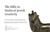 The Bible in Medieval Jewish Creativity