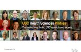 USC Health Sciences Profiles Overview