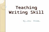 Teaching writing skill