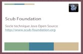 Presentation du socle technique Java open source Scub Foundation