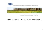 Automatic Car Wash System CONSUMER BEHAVIOUR