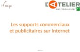 Les supports commerciaux et publicitaires sur internet  - L'Atelier BNP - IFOP - Mai 2011