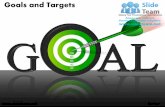 Goals and targets powerpoint slides.