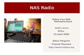 Rôles d'un NAS radiophonique