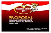 Proposal Kejurnas INKAI 2013
