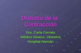 Distocia de la Contracción Dra. Carla Cerrato Médico Gineco- Obstetra Hospital Alemán.