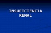 INSUFICIENCIA RENAL. FISIOLOGÍA RENAL (Estructura, Funciones y Presiones renales)