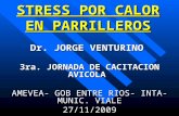 STRESS POR CALOR EN PARRILLEROS Dr. JORGE VENTURINO 3ra. JORNADA DE CACITACION AVICOLA AMEVEA- GOB ENTRE RIOS- INTA- MUNIC. VIALE 27/11/2009.