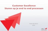 Customer excellence sturen op je end to end processen