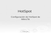 © Index 2005 HotSpot Configuración de HotSpot de MikroTik.