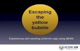 Escaping the yellow bubble - rewriting Domino using MongoDb and Angular