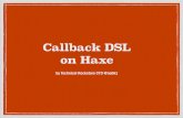Callback DSL on Haxe