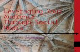 Leveraging Your Audience Through Social Media
