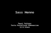 Sass Henno