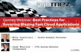Gomez Blazing Fast Cloud Best Practices