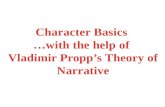 Character Basics and Propp
