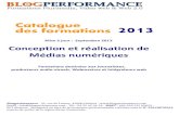 Catalogue des formations audiovisuelles blogperformance 2013