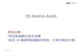 20 Amino Acids