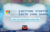Getting started with zoho share