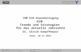[DE] ECM: Trends und Strategien | Ulrich Kampffmeyer | IBM Anwendertagung