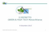 Presentazione Distretto Green & High Tech - Horizon 2020