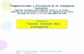 Competitividad y eficiencia en el transporte terrestre Comisión Económica para América Latina y el Caribe Comisión de Ferrocarriles Instituto de Ingenieros.