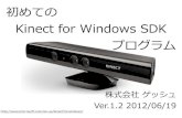 Kinect for windows sdk introduction