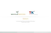 Presentatie Westplan Investors en TK  8 januari 2014