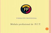 FORMACIÓN PROFESIONAL Módulo profesional de F.C.T.