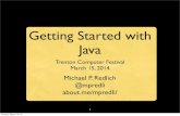 Getting Started with Java (TCF 2014)