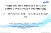 Process to Open Source Proprietary Technology