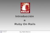 Introducción a RubyOnRails