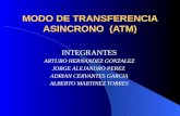 MODO DE TRANSFERENCIA ASINCRONO (ATM) INTEGRANTES ARTURO HERNANDEZ GONZALEZ JORGE ALEJANDRO PEREZ ADRIAN CERVANTES GARCIA ALBERTO MARTINEZ TORRES.