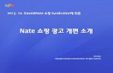 Daum쇼핑하우&Nate쇼핑 신디케이션에 따른 Nate 쇼핑 광고 개편 소개 (종합) v1.4