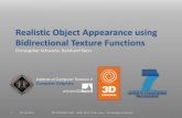 Realistic Object Appearance using Bidirectional Texture Functions
