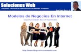 Modelos de Negocios En Internet (Oportunidades Para Emprender) José Luis Reyes C. .