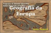 Geografia da Europa - Geografia Humana - Artes - Dança