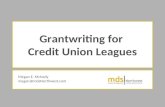 Grantwriting for Credit Union Leagues