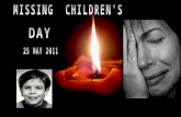 MISSING  CHILDREN'S DAY  Eltünt Gyermekek Világnapja