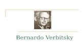 Bernardo Verbitsky. * 22. November 1907 in Buenos Aires 15. März 1979 in Buenos Aires studierte Rechtswissenschaften und Medizin an der Universität von.