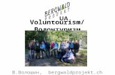 «Волонтуризм»: український досвід поєднання екологічного активізму, просвіти та активного відпочинку