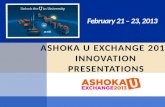 Ashoka U Exchange 2013 Innovation Presentation Business Model You