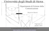 Multimedia E formazione - Prof. Maurizio Masini