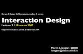 lezione interaction design 18 marzo 2009