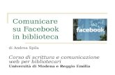 Comunicare su Facebook in biblioteca