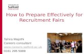 How to Prepare Effectively for Recruitment Fairs
