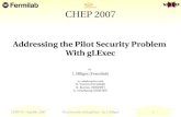Addressing the Pilot Security Problem with gLExec - from CHEP 2007
