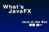 What Is JavaFX